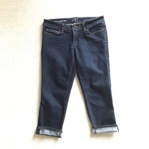 LOFT MODERN CROP WOMEN's BLUE Size 6/26